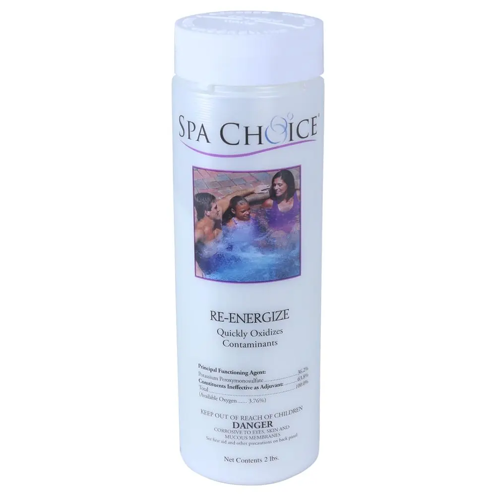 SpaChoice 2-Pounds 2-Pack Premium Re-Energize Spa Shock | Oxygen-Based Spa Water Treatment (70-120 chars) - view 3