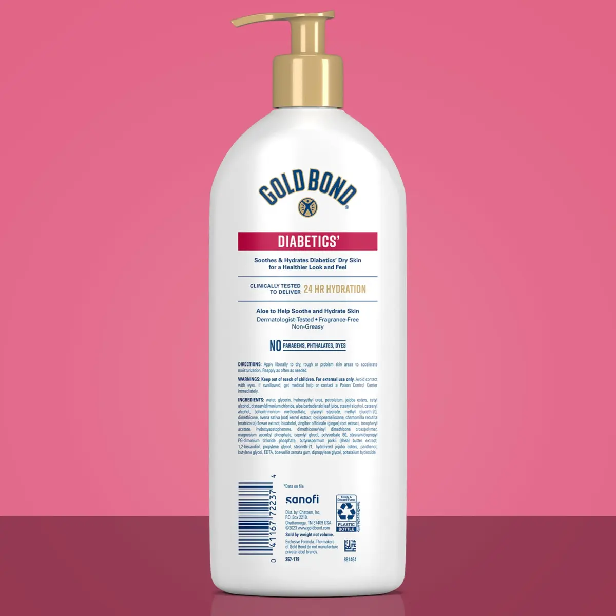 Gold Bond Diabetics' Dry Skin Relief Lotion 21 Oz (621 ml) | Dermatologist Tested for Dry Skin - view 3