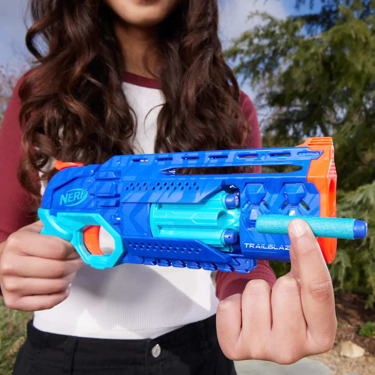 Nerf Elite 2.0 Trailblazer RD-8 Blaster Wild Edition 16 Darts | Hammer Action Priming - view 3
