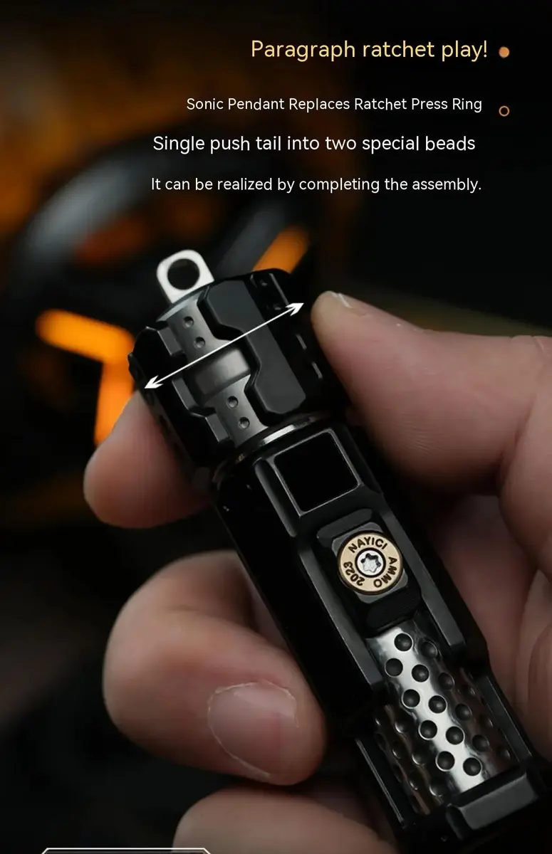 SRTODTG 2-Stage Slide Metal Fidget Slider | Anxiety & Focus Relief (80mm x 25mm x 25mm) - view 2