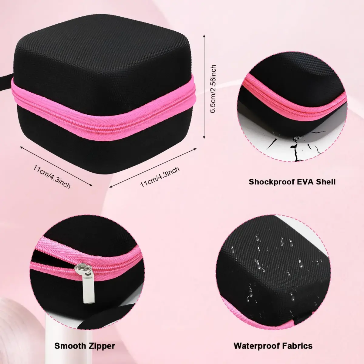 Thowapou 81-Hole Nail Drill Bit Holder Case | Dustproof Portable Organizer for Nail Techs - view 5