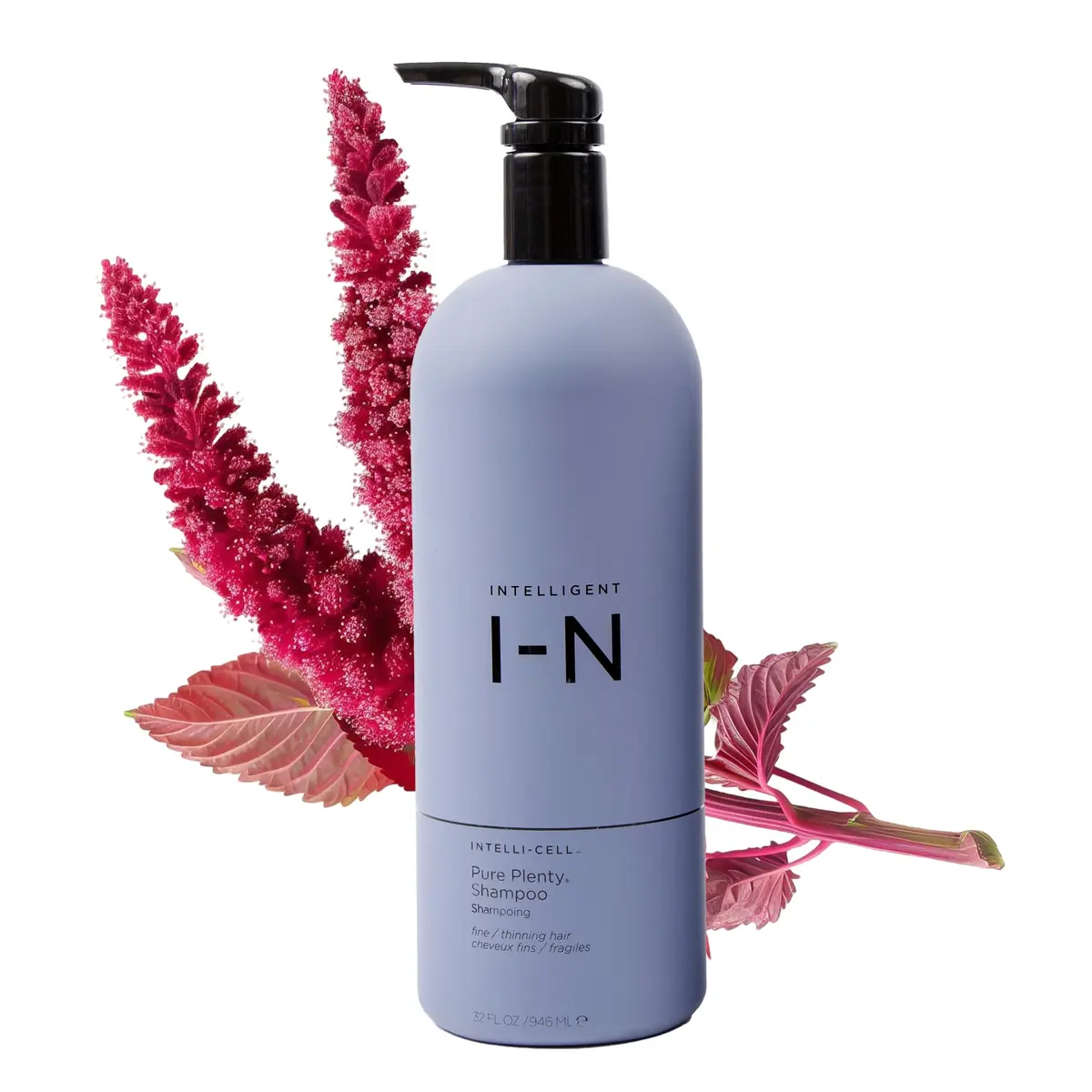 Intelligent Nutrients Pure Plenty Vegan Hair Growth Shampoo 8.5 oz | Organic, Sulfate-Free, Color-Safe for Thinning Hair - main product image