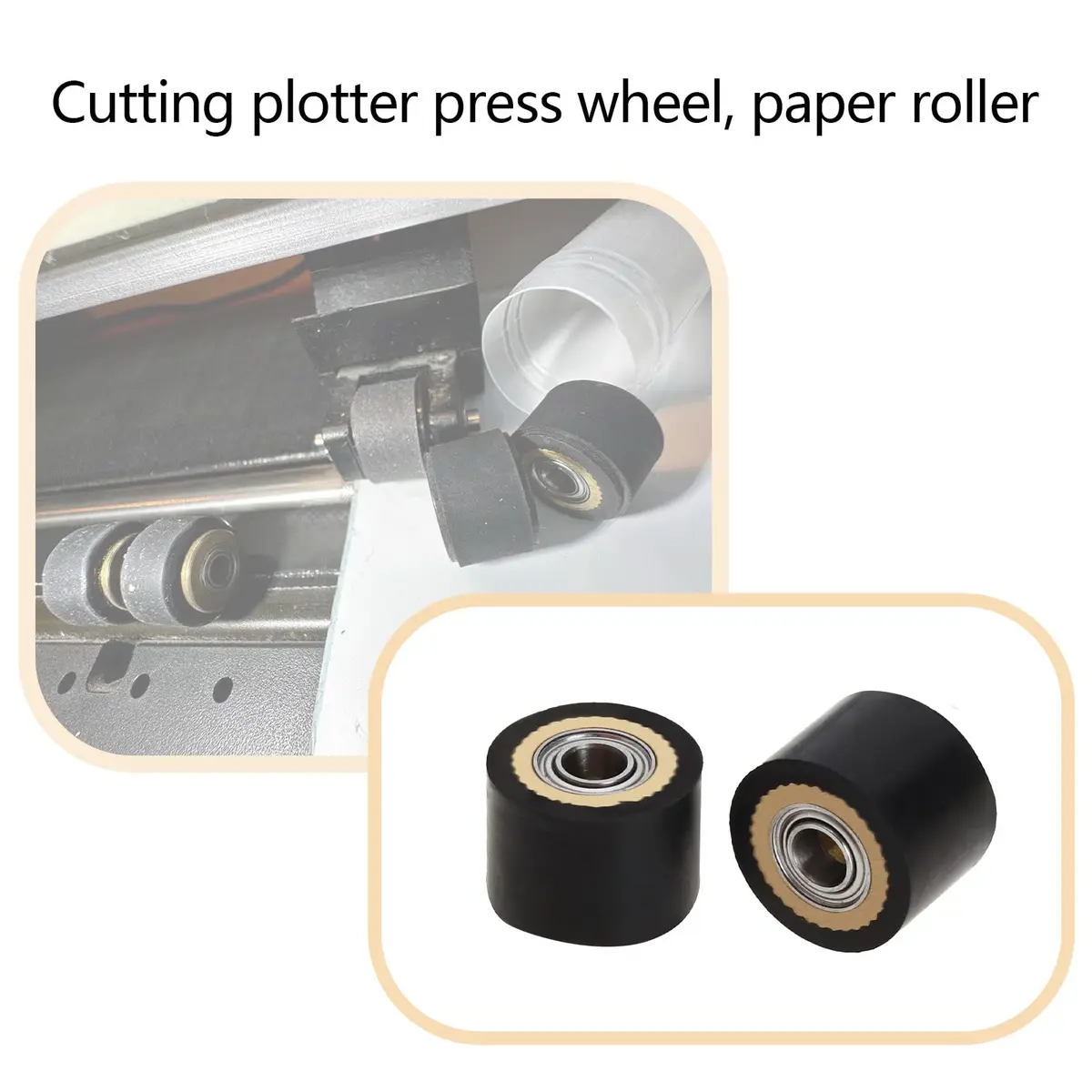 The Lord of the Tools 4pcs Pinch Roller 4x10x14mm | Compatible with Mimaki CG Series Plotter - view 2