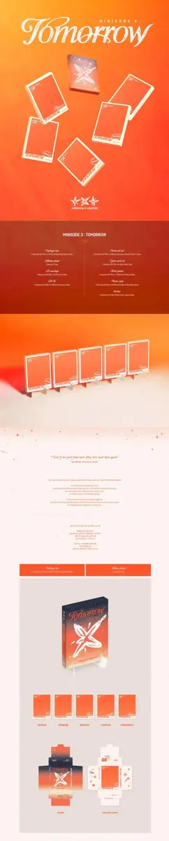 cokodive Txt - Minisode 3 Tomorrow 6th Mini Album Light RANDOM | K-pop Light Album with Photocard (13.4cm x 17.5cm x 2.2cm) - main product image