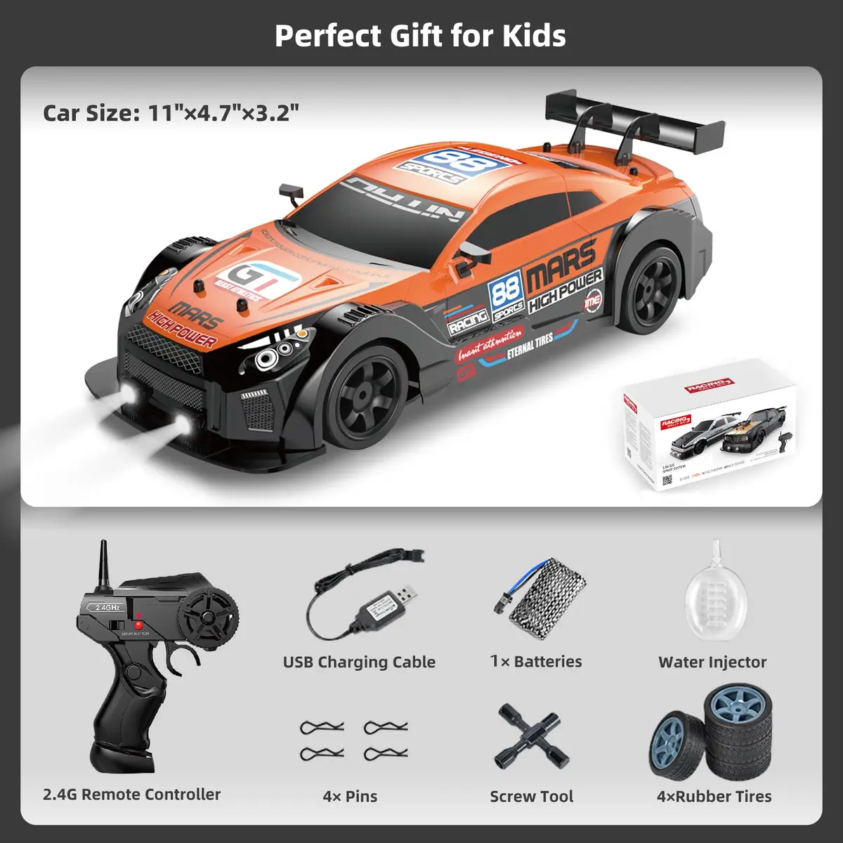 Sakeye RC Drift Car 1:16 Scale 4WD | High Speed Remote Control Toy for Kids & Adults - view 6