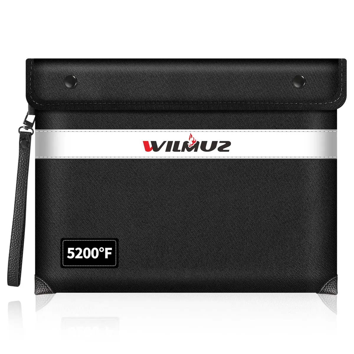Wilmuz Fireproof Document Bag 35.3cm x 26.9cm | Protects Valuables Up to 5200°F - main product image