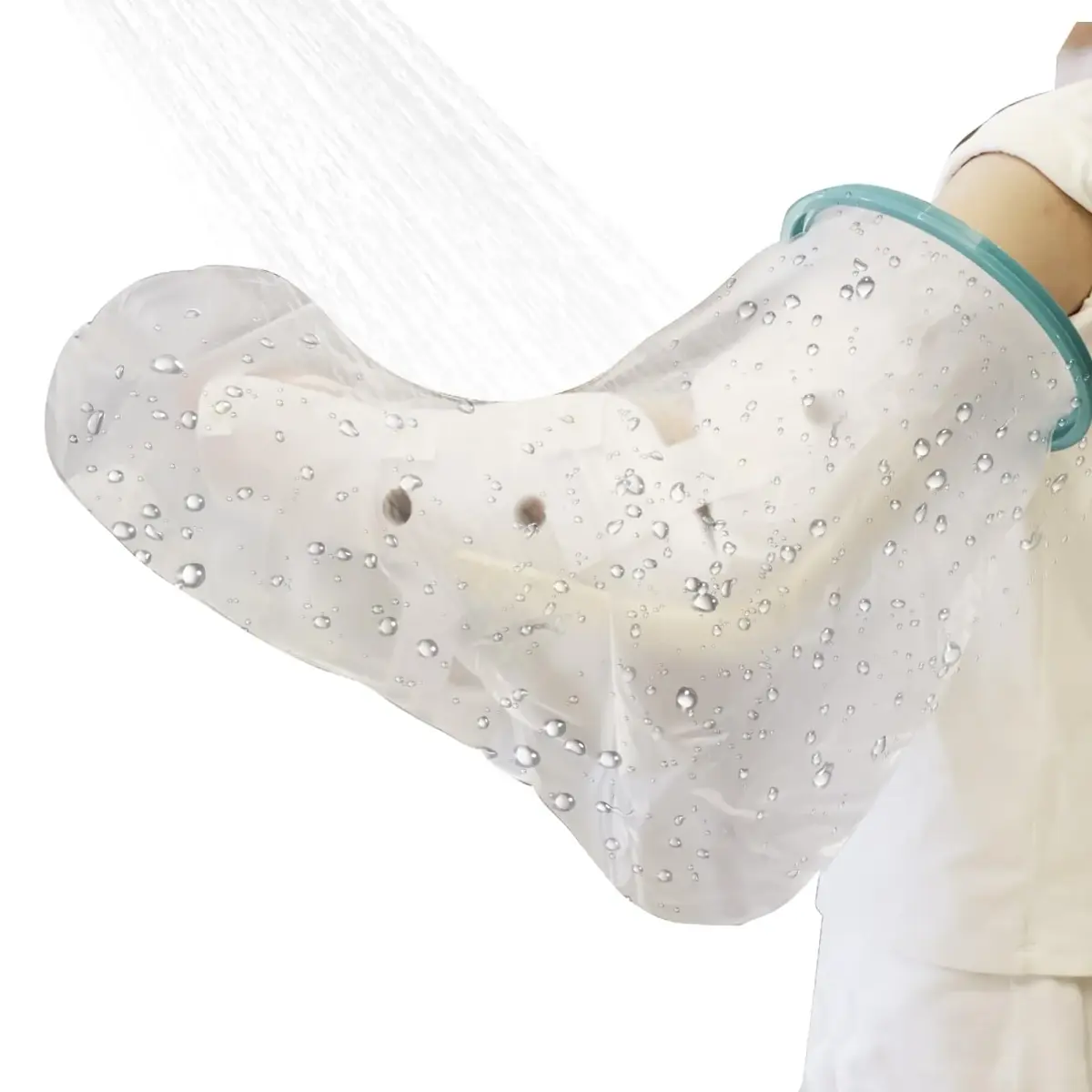 CIVJET Waterproof Arm Cast Cover for Shower - Extra Long Full Arm L, 20cm Opening | Medical Grade Silicone for Adults - main product image