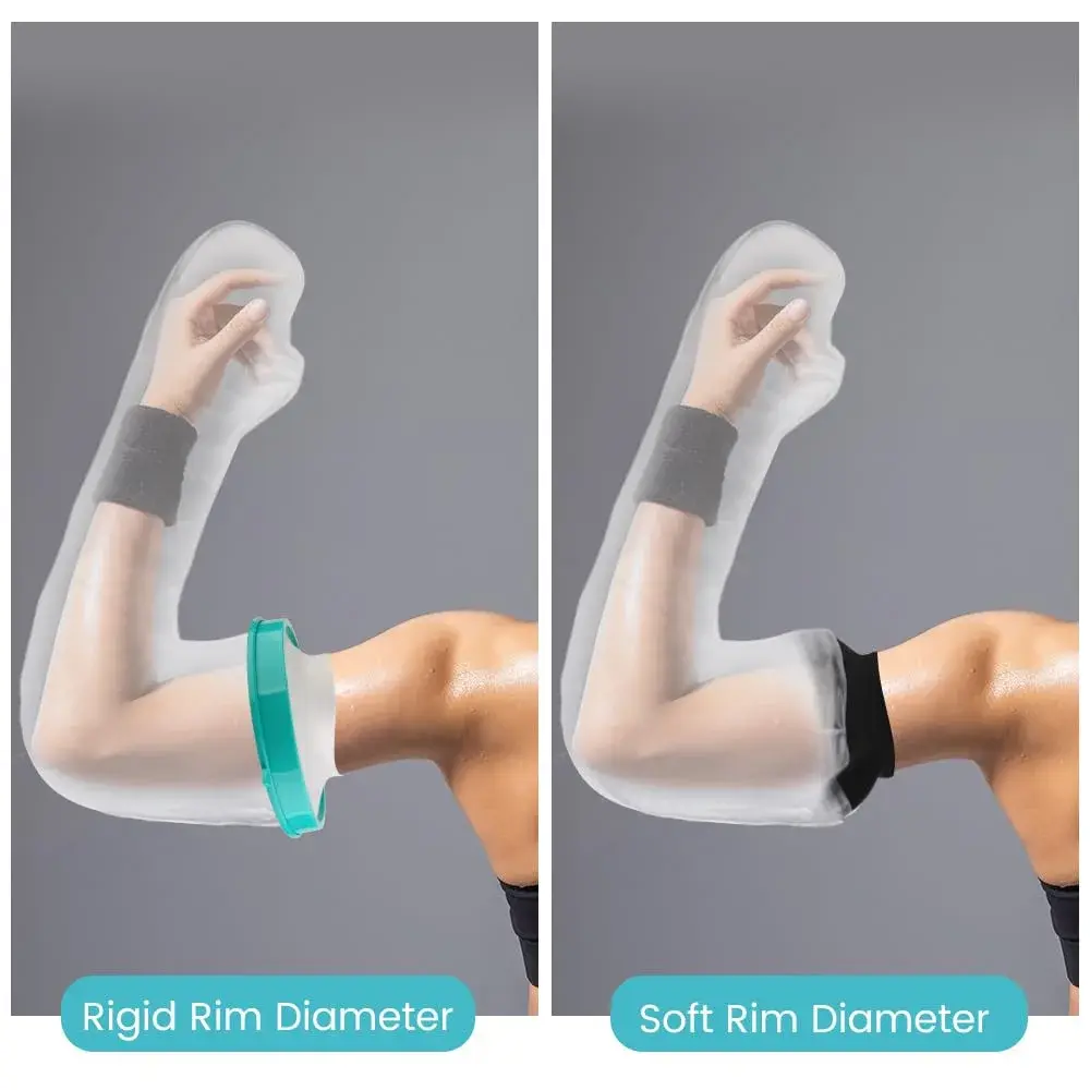 CIVJET Waterproof Arm Cast Cover for Shower - Extra Long Full Arm L, 20cm Opening | Medical Grade Silicone for Adults - view 6