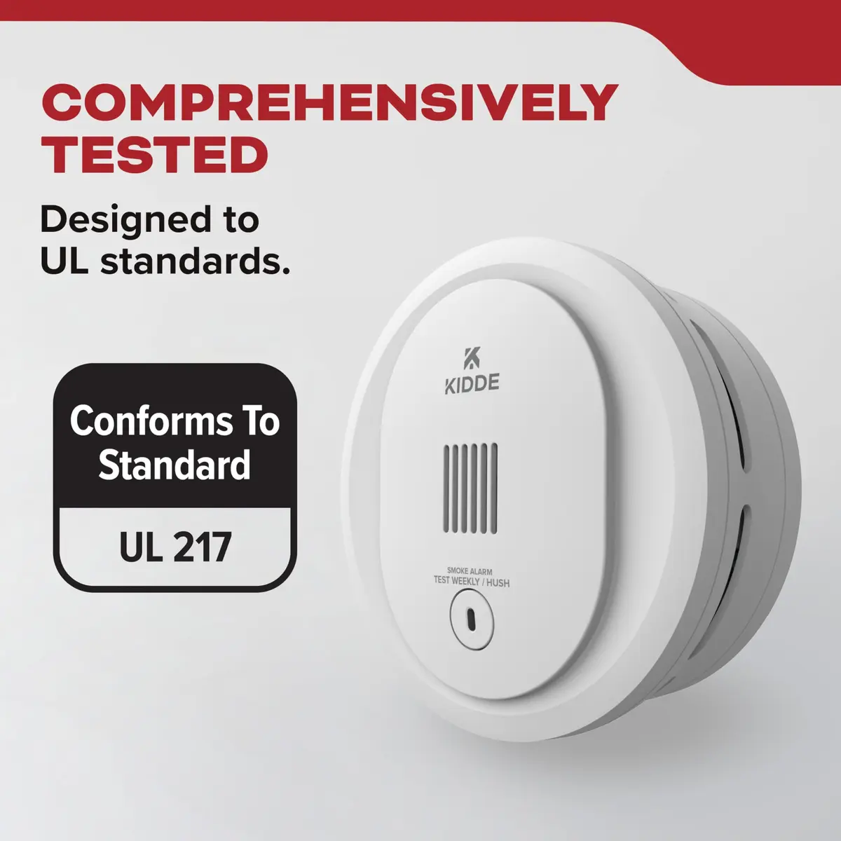 Kidde 10SDR Compact Smoke Detector with AA Batteries | Photoelectric Smoke Alarm - view 5