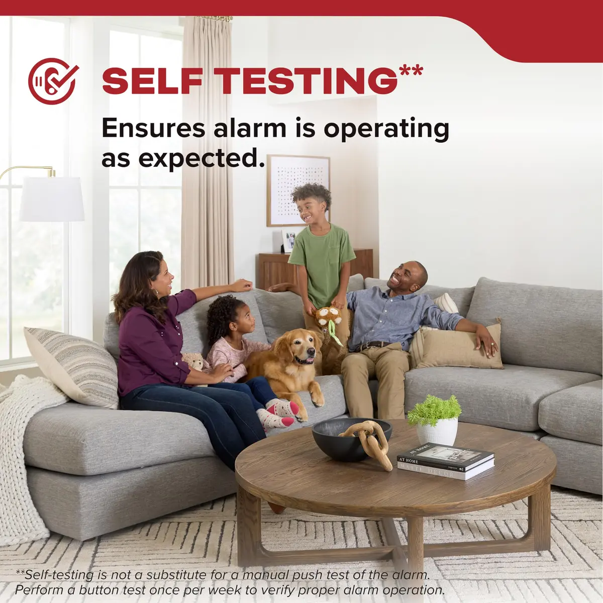 Kidde 10SDR Compact Smoke Detector with AA Batteries | Photoelectric Smoke Alarm - view 6