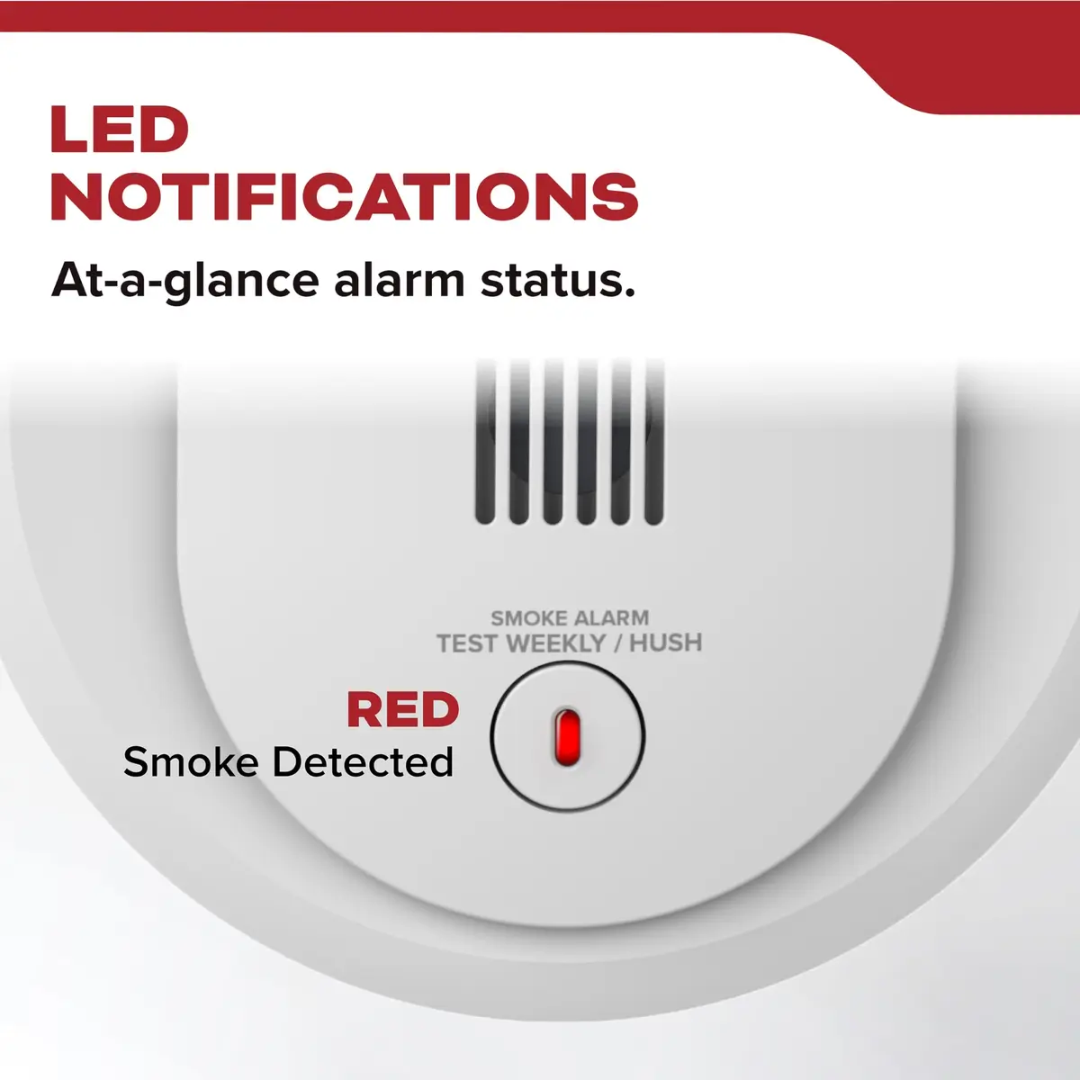 Kidde 10SDR Compact Smoke Detector with AA Batteries | Photoelectric Smoke Alarm - view 8