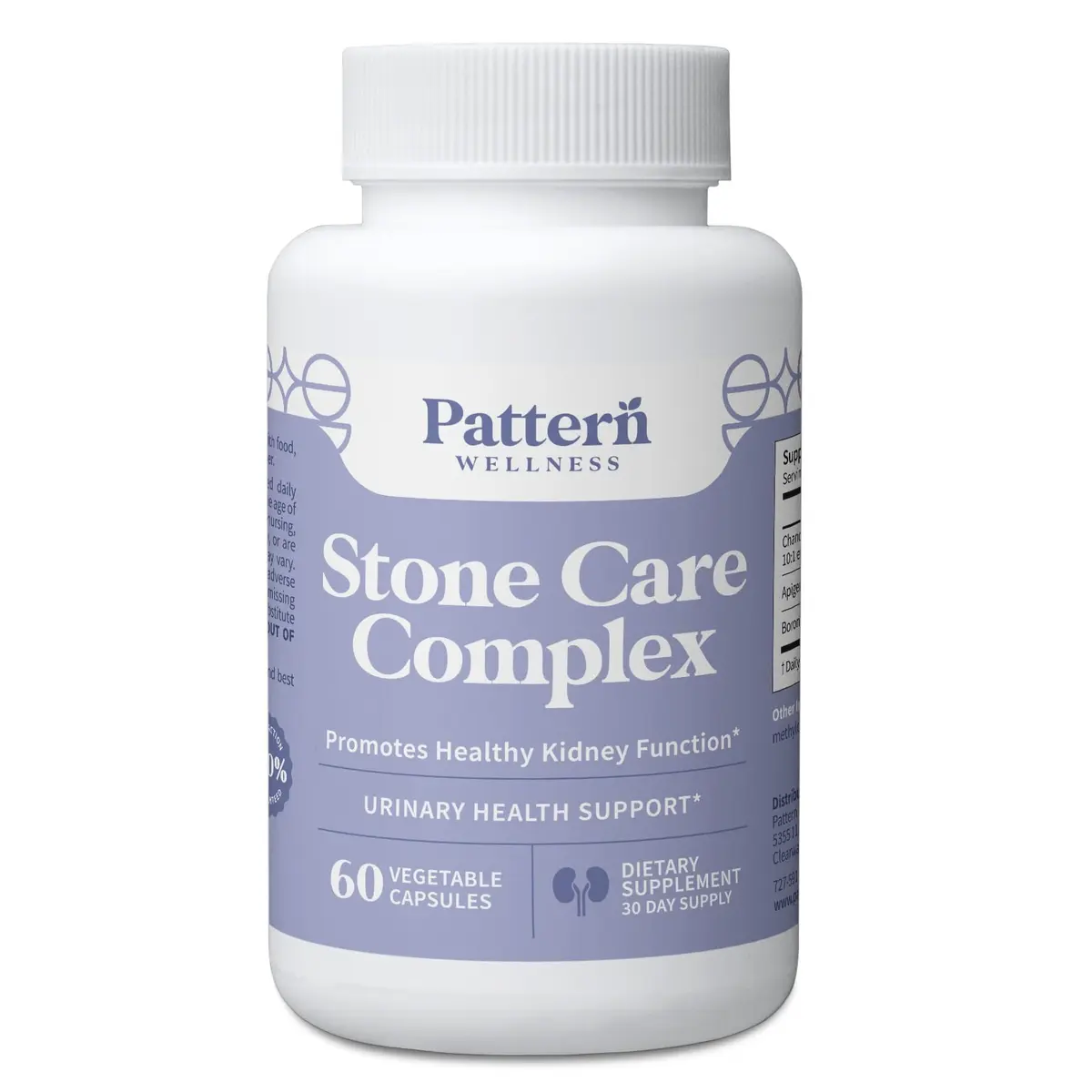 Pattern Wellness Stone Care Complex Supplement – 60 Capsules | Supports Kidney & Wellness - main product image