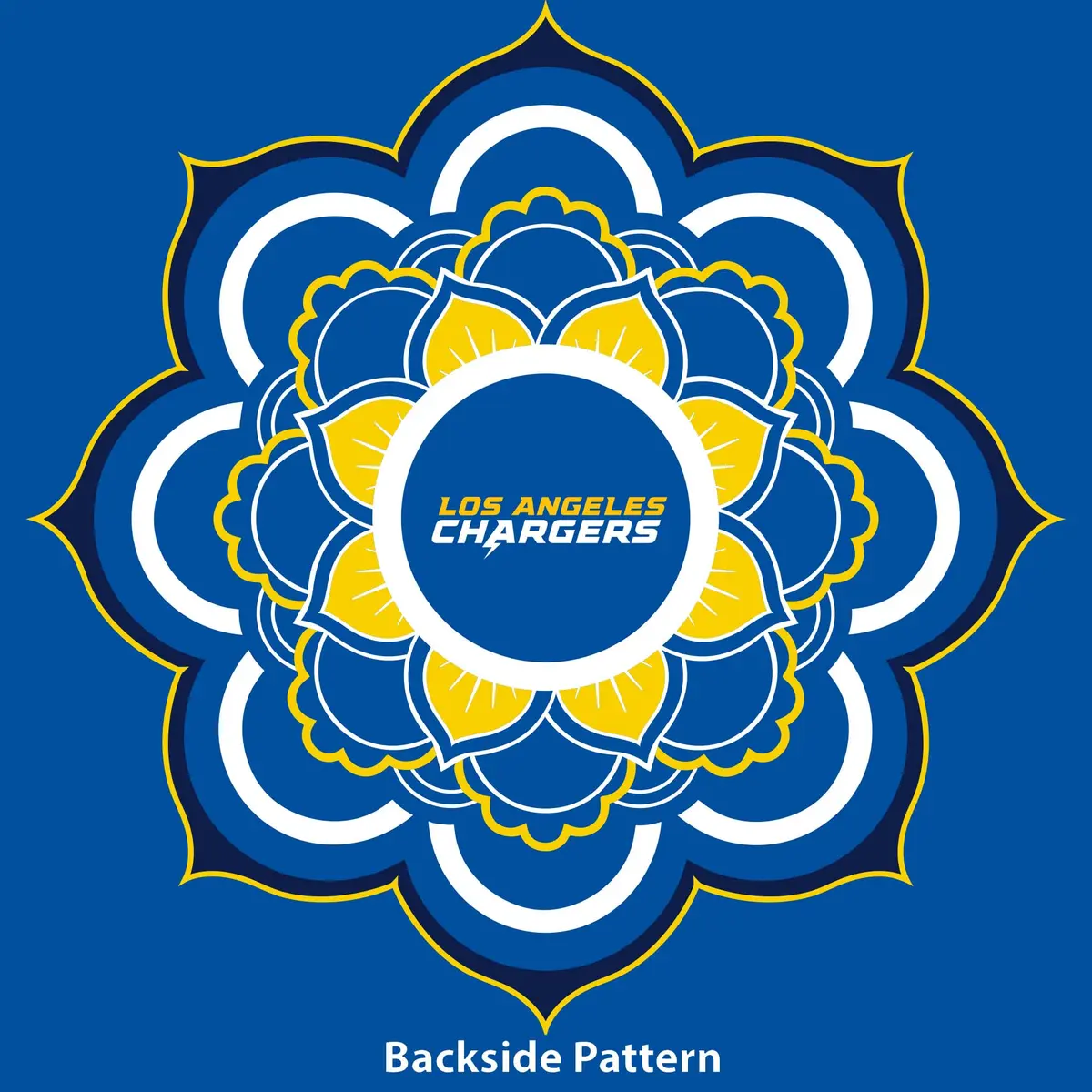 Littlearth NFL Los Angeles Chargers Sheer Caftan with Flower Design, One Size | Versatile Team Spirit Wear - view 3