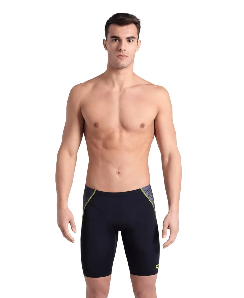 ARENA Performance Men's Camo Kikko Swim Jammer MaxLife Knee-Length | Chlorine-Resistant & Eco-Friendly - main product image