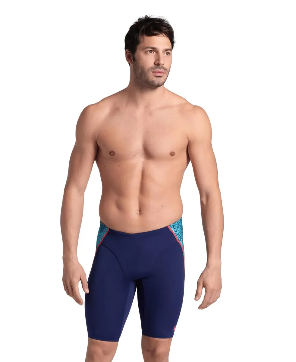 ARENA Performance Men's Camo Kikko Swim Jammer MaxLife Knee-Length | Chlorine Proof, UV Protected - main product image