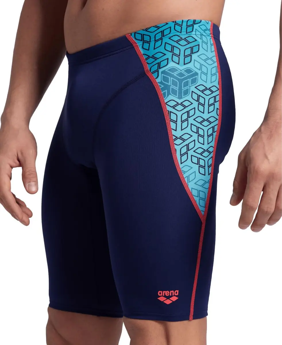 ARENA Performance Men's Camo Kikko Swim Jammer MaxLife Knee-Length | Chlorine Proof, UV Protected - view 3