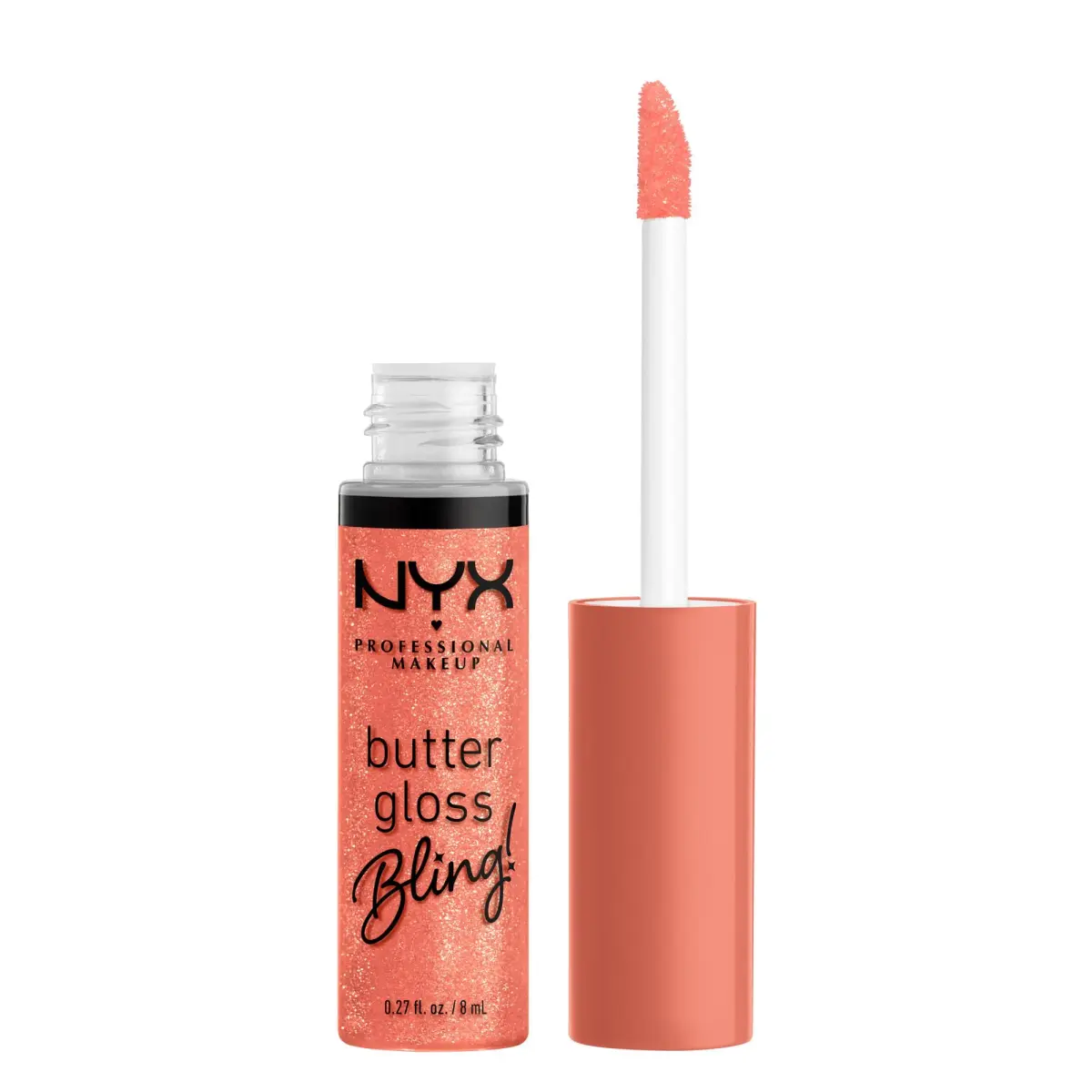 NYX PROFESSIONAL MAKEUP Butter Gloss Bling Lip Gloss, Dripped Out (Shimmer) 8ml (0.27 Fl Oz) - main product image