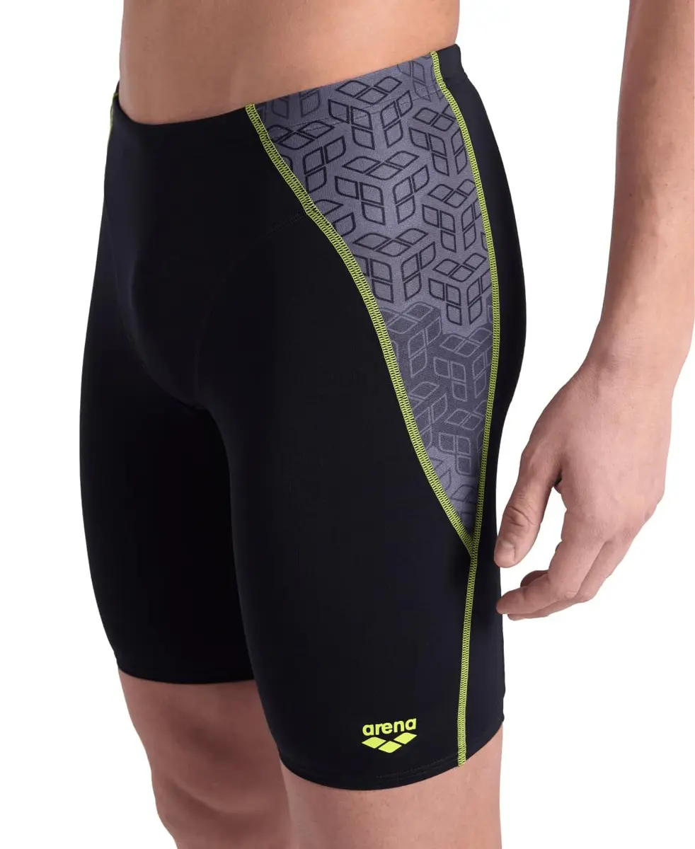 ARENA Performance Men's Camo Kikko Swim Jammer MaxLife Knee-Length | Chlorine-Resistant, Eco-Friendly, UV Protected - view 3