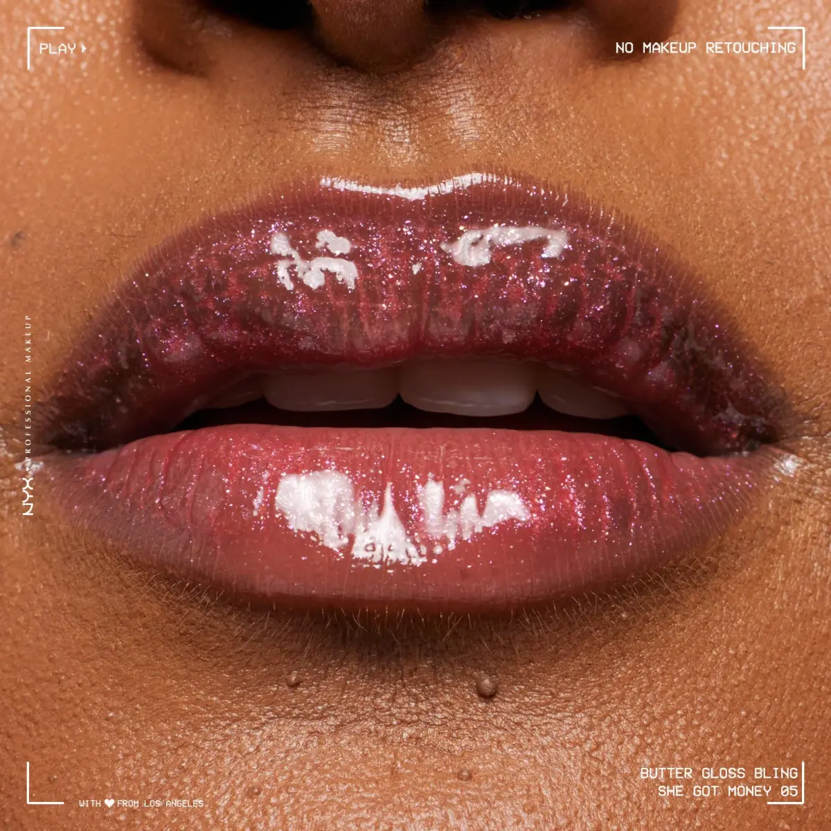 NYX PROFESSIONAL MAKEUP Butter Gloss Bling Lip Gloss - She Got Money (7.65 ml / 0.27 Fl Oz) - view 4