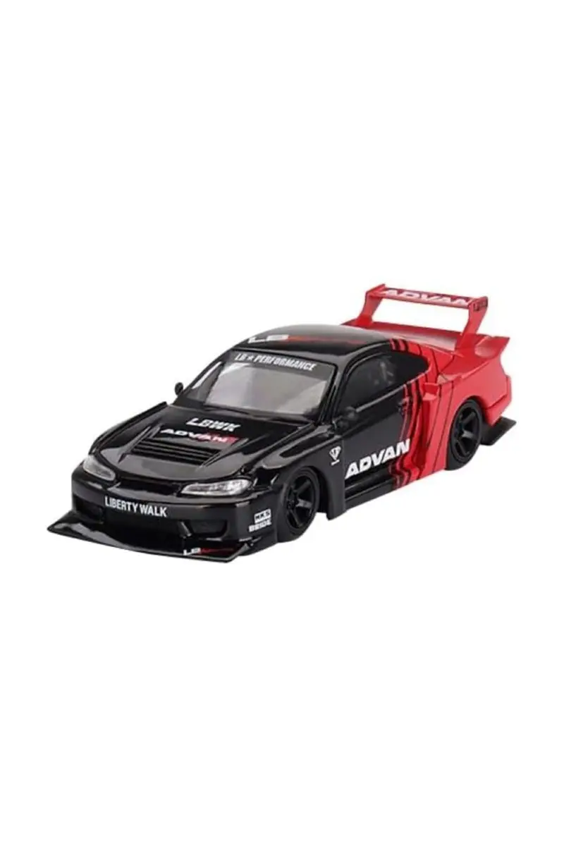 Mini GT 1999 Nissan Silvia (S15) LB-Super Silhouette 1:64 Diecast Model Car | Authentic Detail for Collectors - main product image