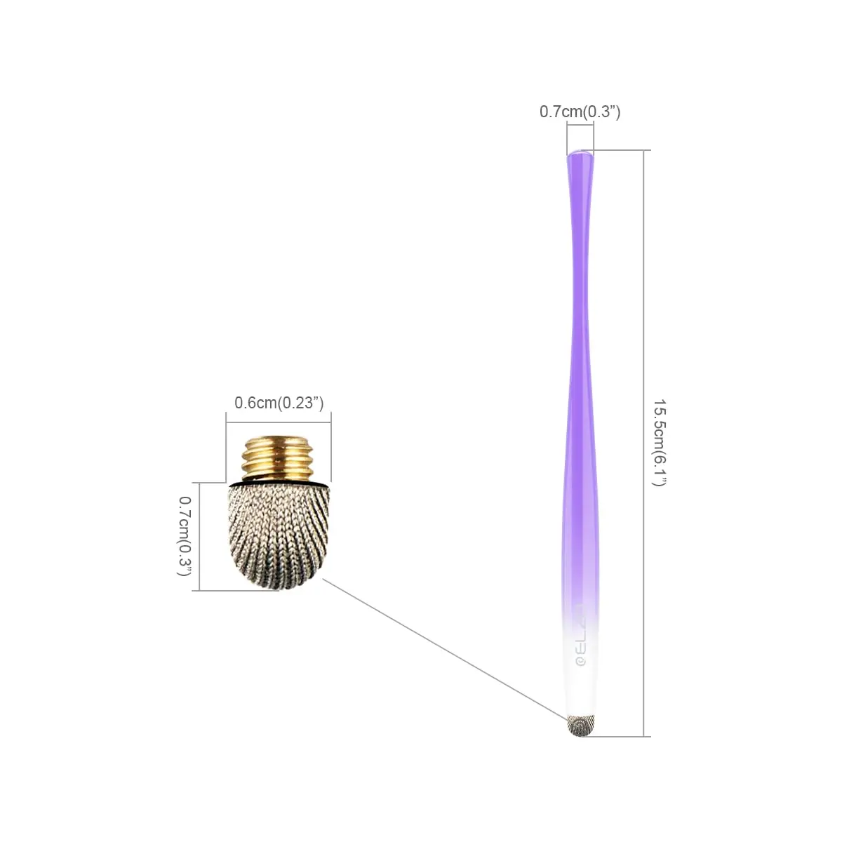 ELZO Capacitive Stylus Pens 4 Pack | Slim Metal Design for All Touch Screens in India - view 3