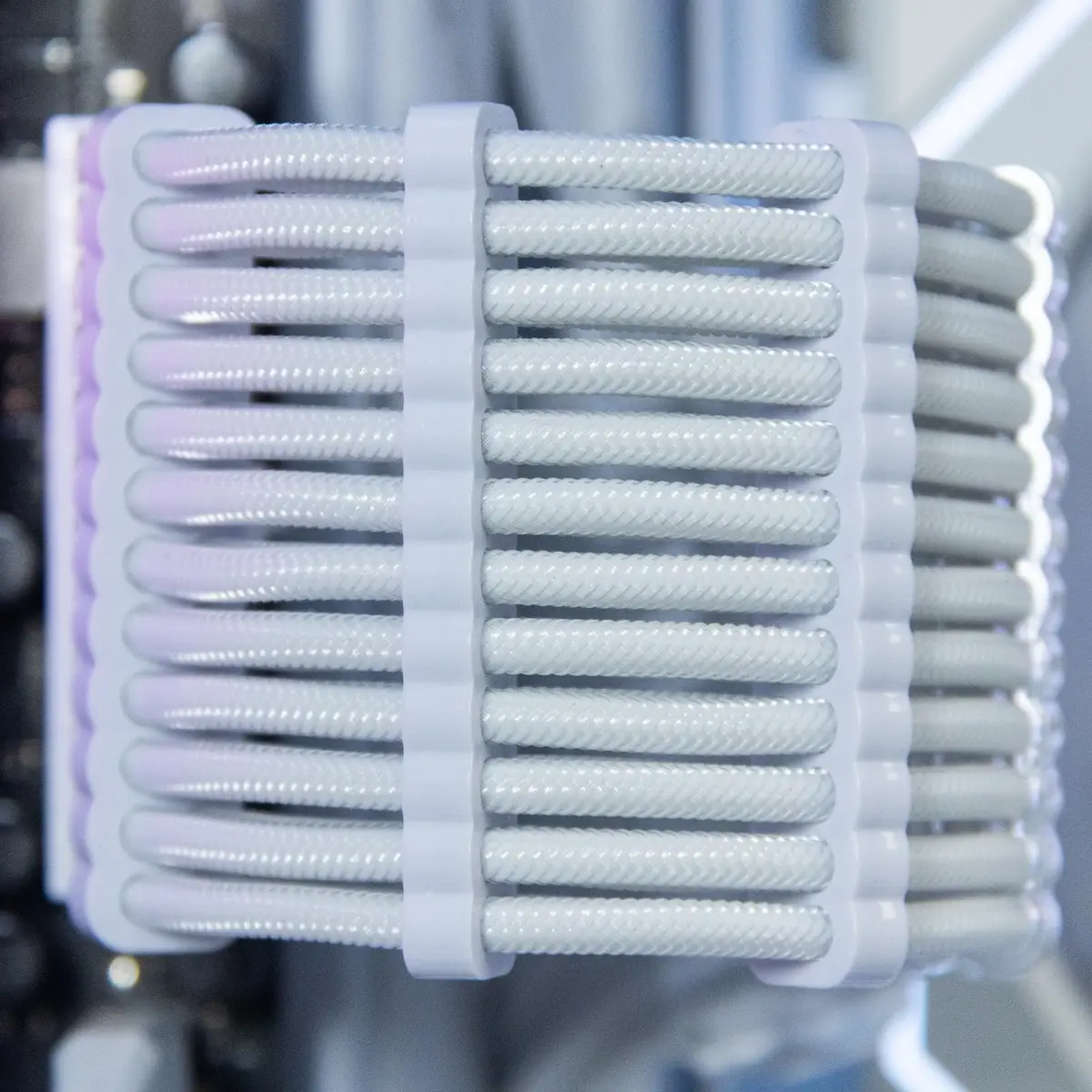 Sirlyr White 24-Pack PSU Cable Organizer Combs Kit 3.5mm | Neat PC Cables & Better Airflow - view 7