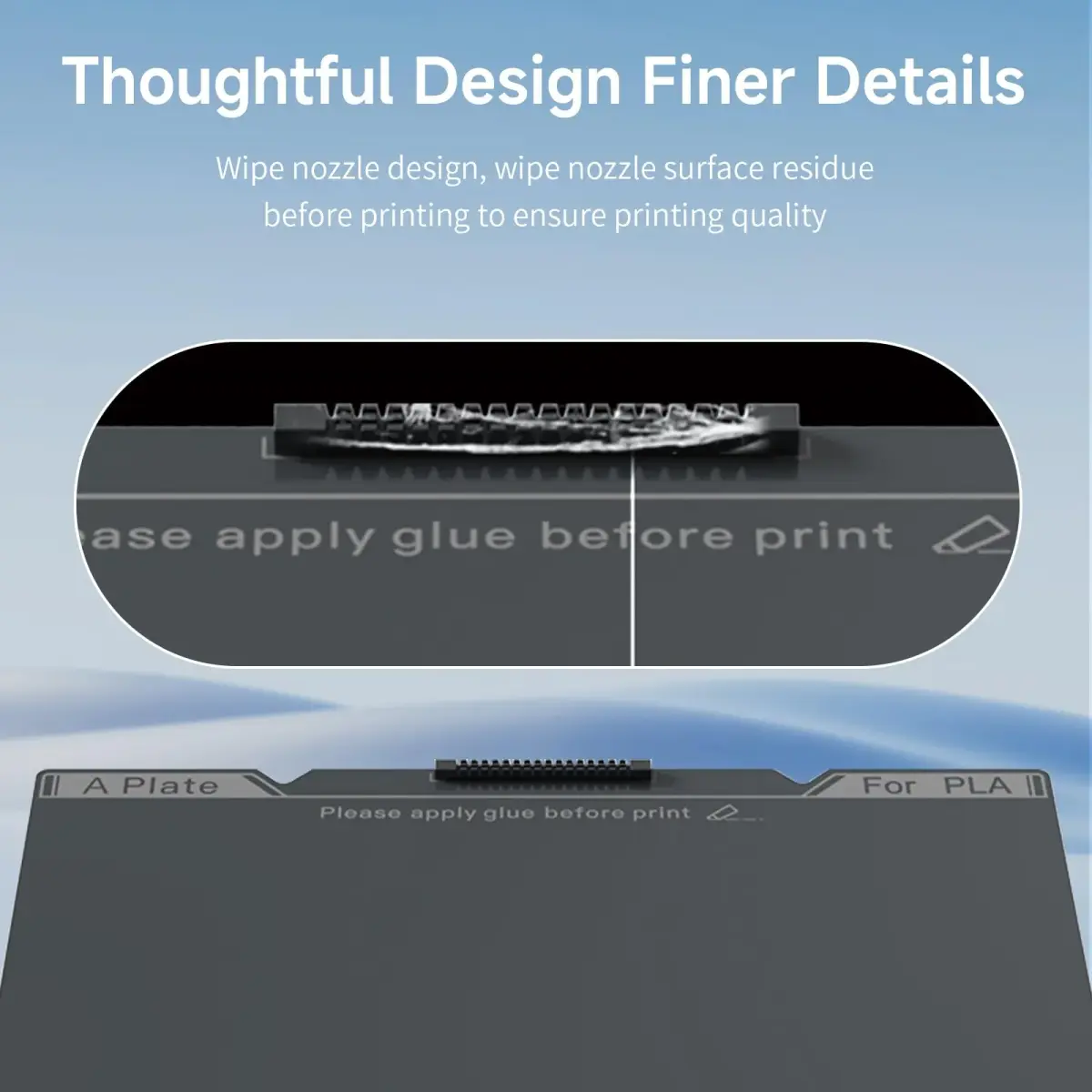 Creality K1C Smooth PEI Build Plate 235x235mm | Nozzle Cleaner & Magnetic Platform for Ender 3 Series - view 5