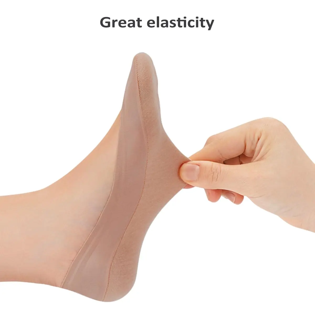 SUE&JOE Women's No Show Socks Low Cut Liner Socks Non Slip Nylon Footies (4pair Coffee) | Invisible Socks for Flats - view 7