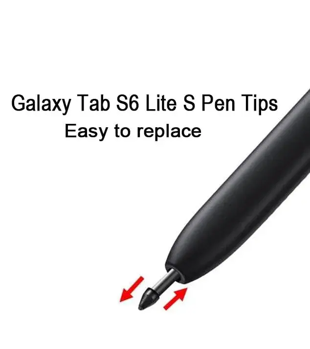 Befzygwk Replacement S Pen Tips for Galaxy Tab S6 Lite & S6 (10 Black Tips + Tweezer) | 4096 Pressure Levels - view 3