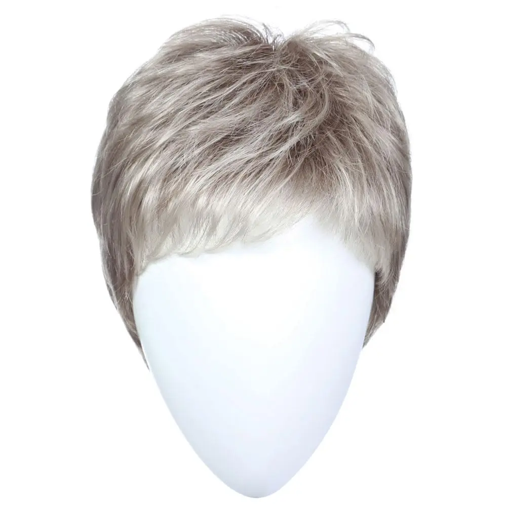 Hair u wear Raquel Welch Winner Pixie Boy Cut Short Wig Ultra-Petite Cap R56/60 Silver Mist | Light, Wavy, Ready-to-Wear (70-120 chars) - main product image