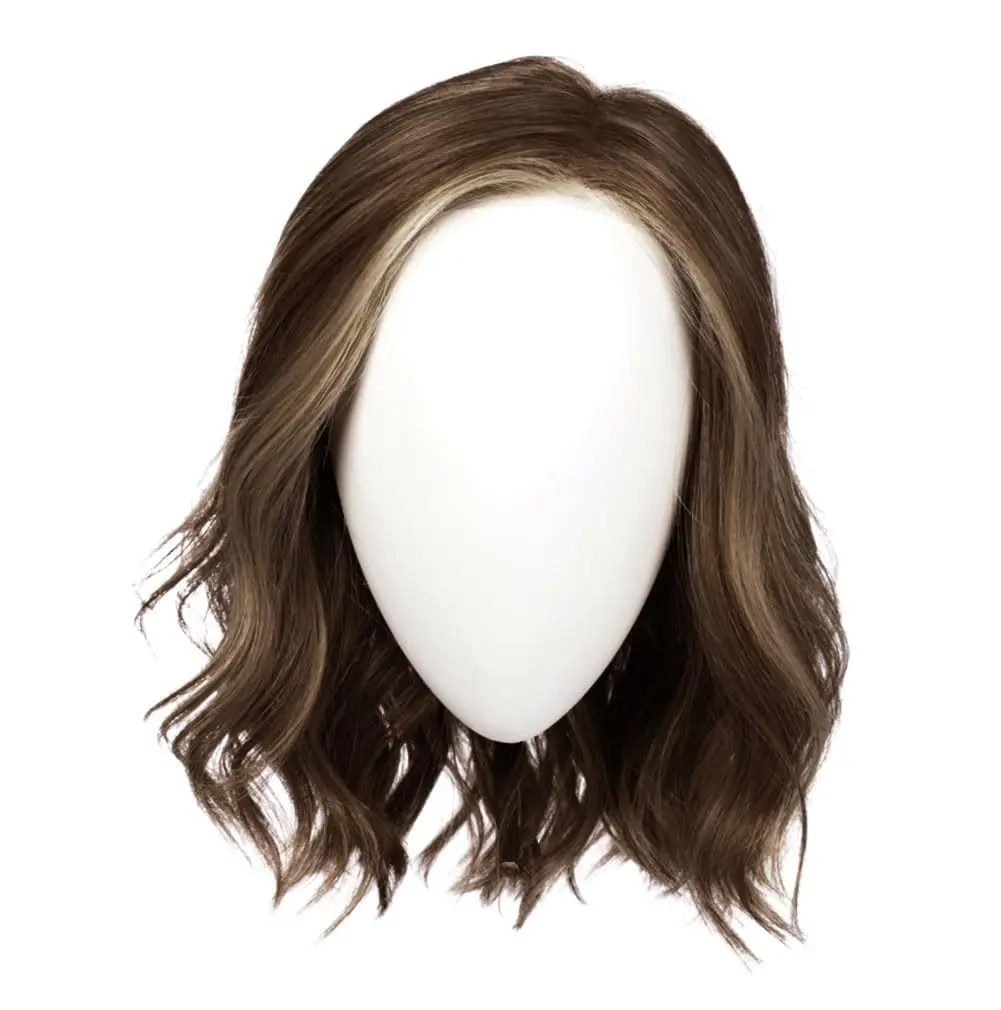 Hair u wear Raquel Welch Simmer Elite Layered Shoulder Length Wig Petite Cap RL4/10SS SS Iced Java | Lightweight Hand-Tied Synthetic Wig - main product image
