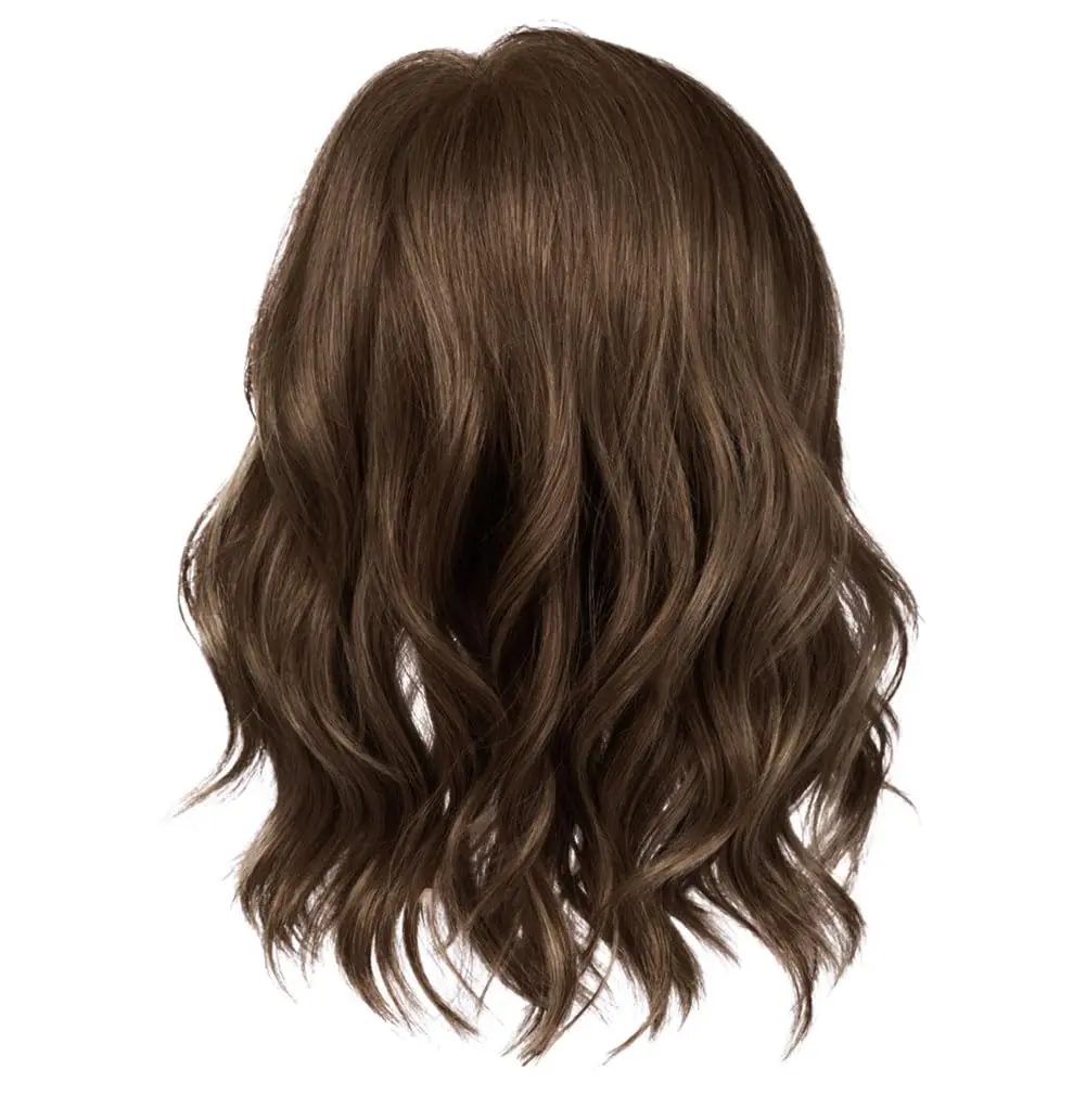 Hair u wear Raquel Welch Simmer Elite Layered Shoulder Length Wig Petite Cap RL4/10SS SS Iced Java | Lightweight Hand-Tied Synthetic Wig - view 5