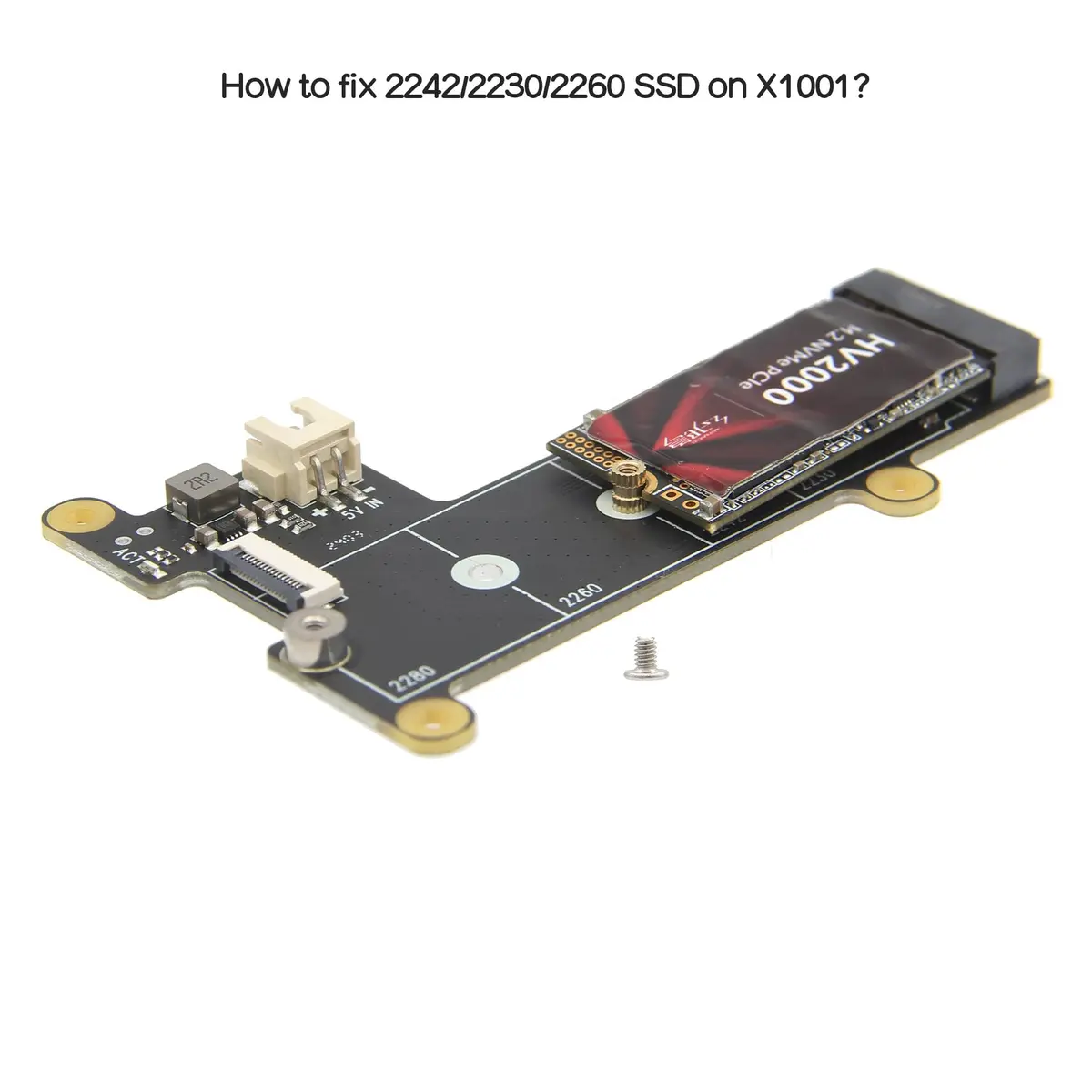 Geekworm PCIe FFC Ribbon Cable Set 30mm/50mm/80mm | Supports Raspberry Pi 5 & NVMe SSD - view 5