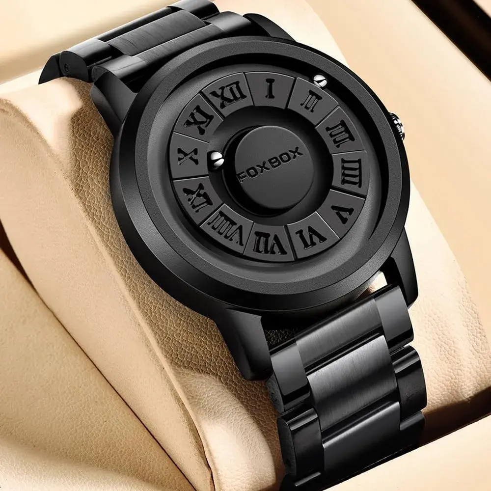Weicam Unisex Magnetic Levitation Balls Dial Watch 42mm (1.65 inch) | Unique Roman Numerals Quartz - view 2