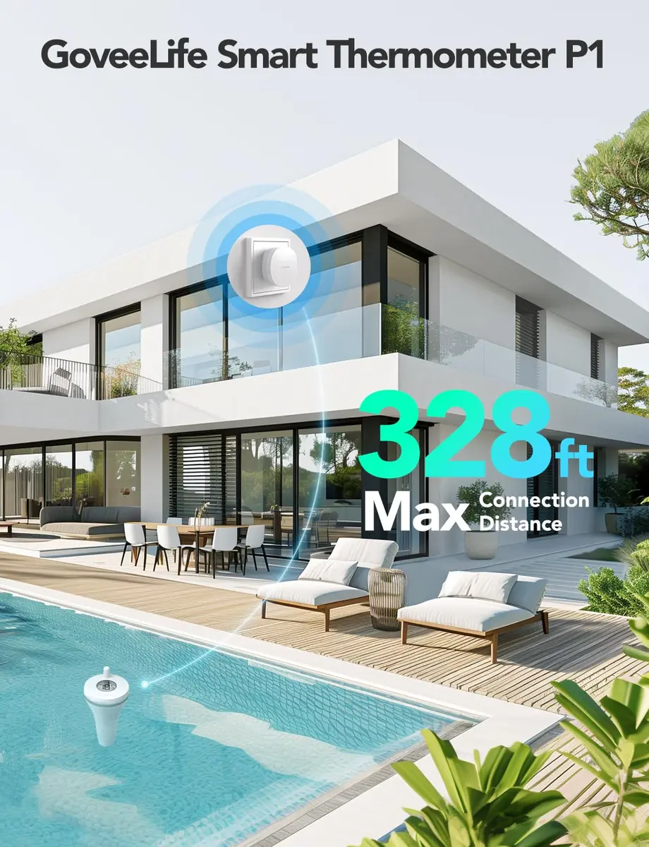 GoveeLife WiFi Pool Thermometer P1 Wireless, 2 Pack | Monitors Water Temp Remotely with App Control - view 3
