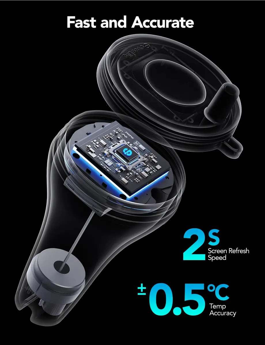GoveeLife WiFi Pool Thermometer P1 Wireless, 2 Pack | Monitors Water Temp Remotely with App Control - view 4