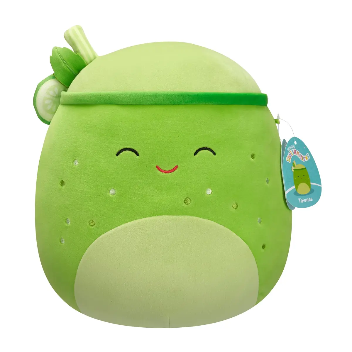 Squishmallows Soft Toy Townes Green Juice 30 cm | Super Soft Plush for Kids & Collectors - main product image