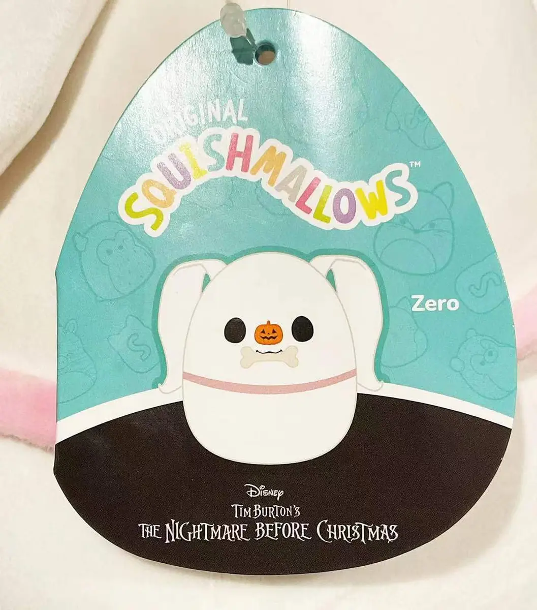 Squishmallows Zero The Dog Plush 8 Inches | Nightmare Before Christmas Official Collectible - view 4