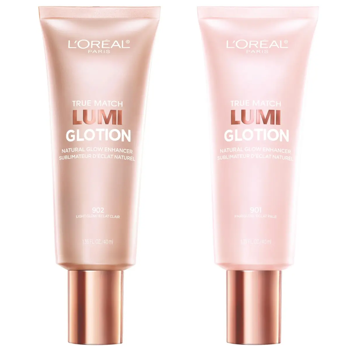 L'Oréal Paris True Match Lumi Glotion Light and Fair Bundle 1.35 Fl Oz (40 ml) | Radiant Glow Enhancer - main product image