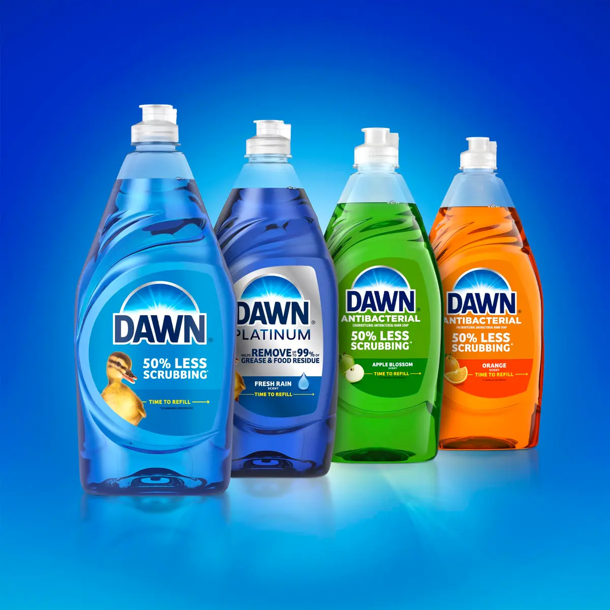 Dawn Ultra Dish Soap, Original, 4x24 Fl Oz | Powerful Grease & Wildlife-Safe Formula - view 7