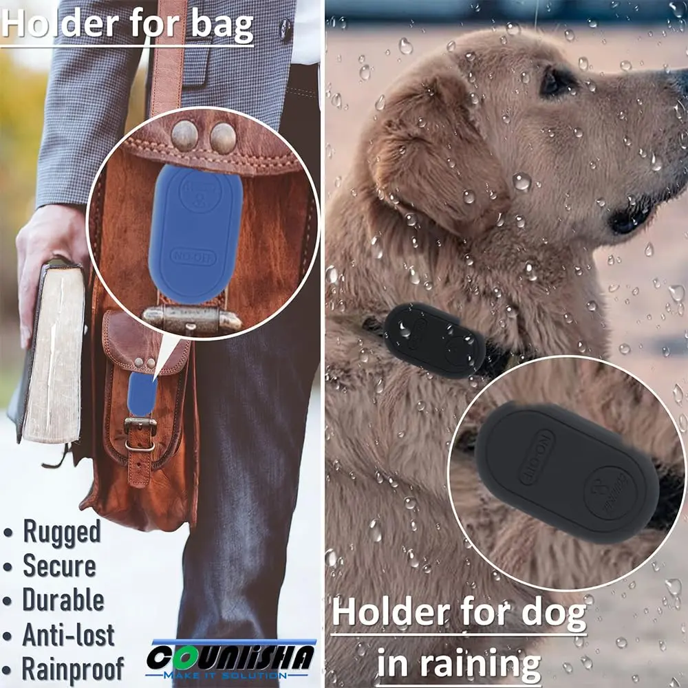 Counlisha Silicone Holder for Galaxy SmartTag2 2023 | Waterproof, Dustproof, Shockproof for Dog Collar (4 Packs) - view 7