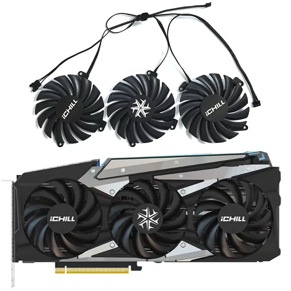 LTANDBR CF-12915S/CF-12910S GPU Cooler for INNO3D RTX 3070/3070Ti/3080/3080Ti/3090 iCHILL X4 Graphics Card Cooling Fan - view 2