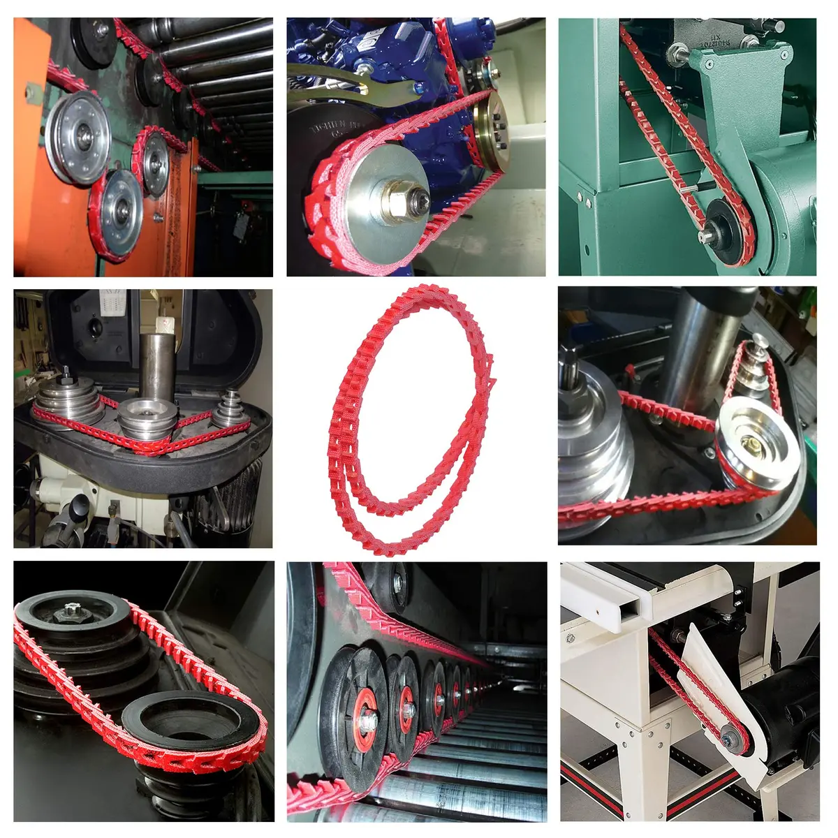 Poweka Adjustable Link V-Belt 1/2-Inch x 10 Feet (15.24 cm x 3.05 m) | Easy Install, Low Vibration, High Strength - view 7
