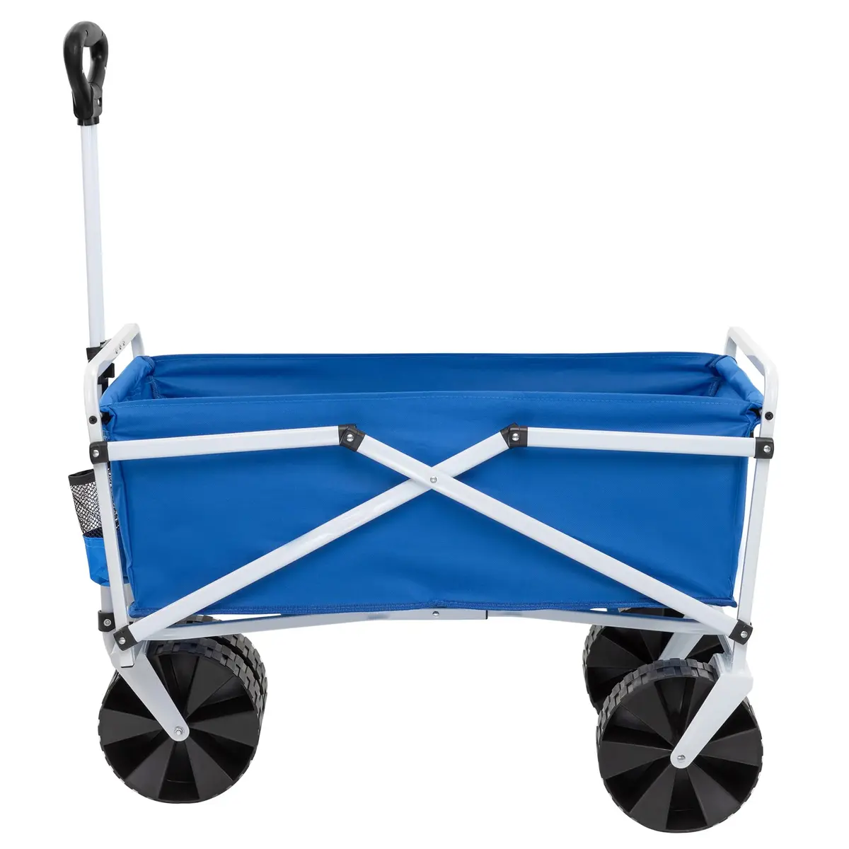 MacSports Lightweight Collapsible Outdoor All Terrain Beach Wagon - Blue | Portable Garden Cart with 150 lbs Capacity - view 2
