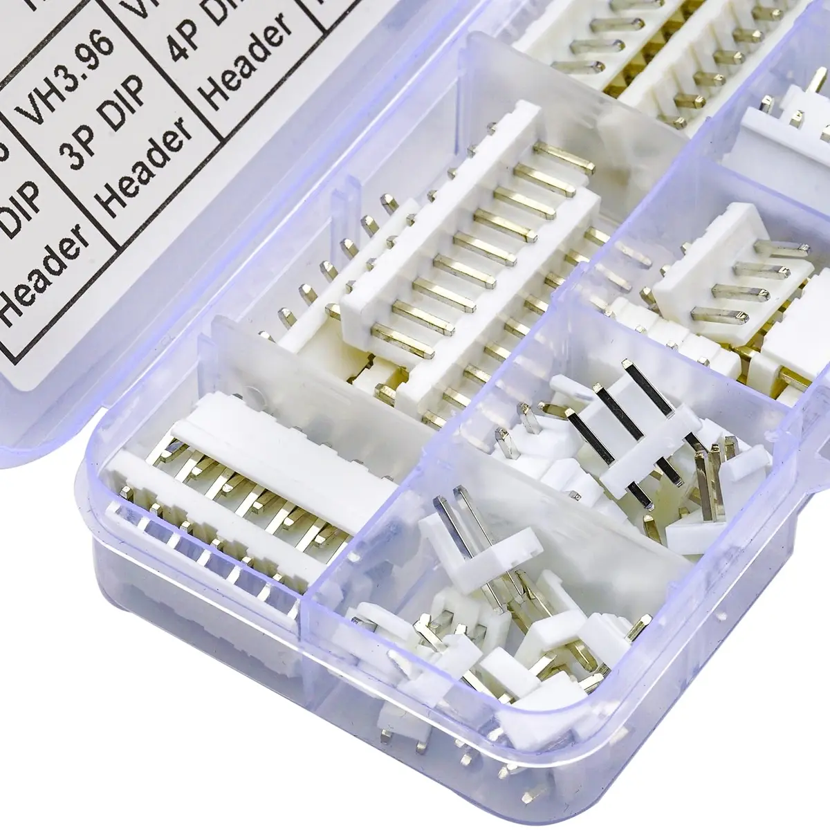 Kidisoii JST Connector Kit, VH3.96 DIP Header 2/3/4/5/6/7/8/9/10/12Pin | DIY IC Socket Adapter - view 6