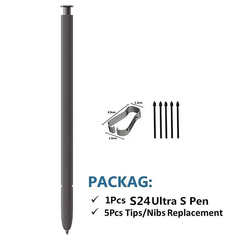 Bimahoo Galaxy S24 Ultra S Pen Replacement with Bluetooth | 4096 Pressure Levels, Black - view 2