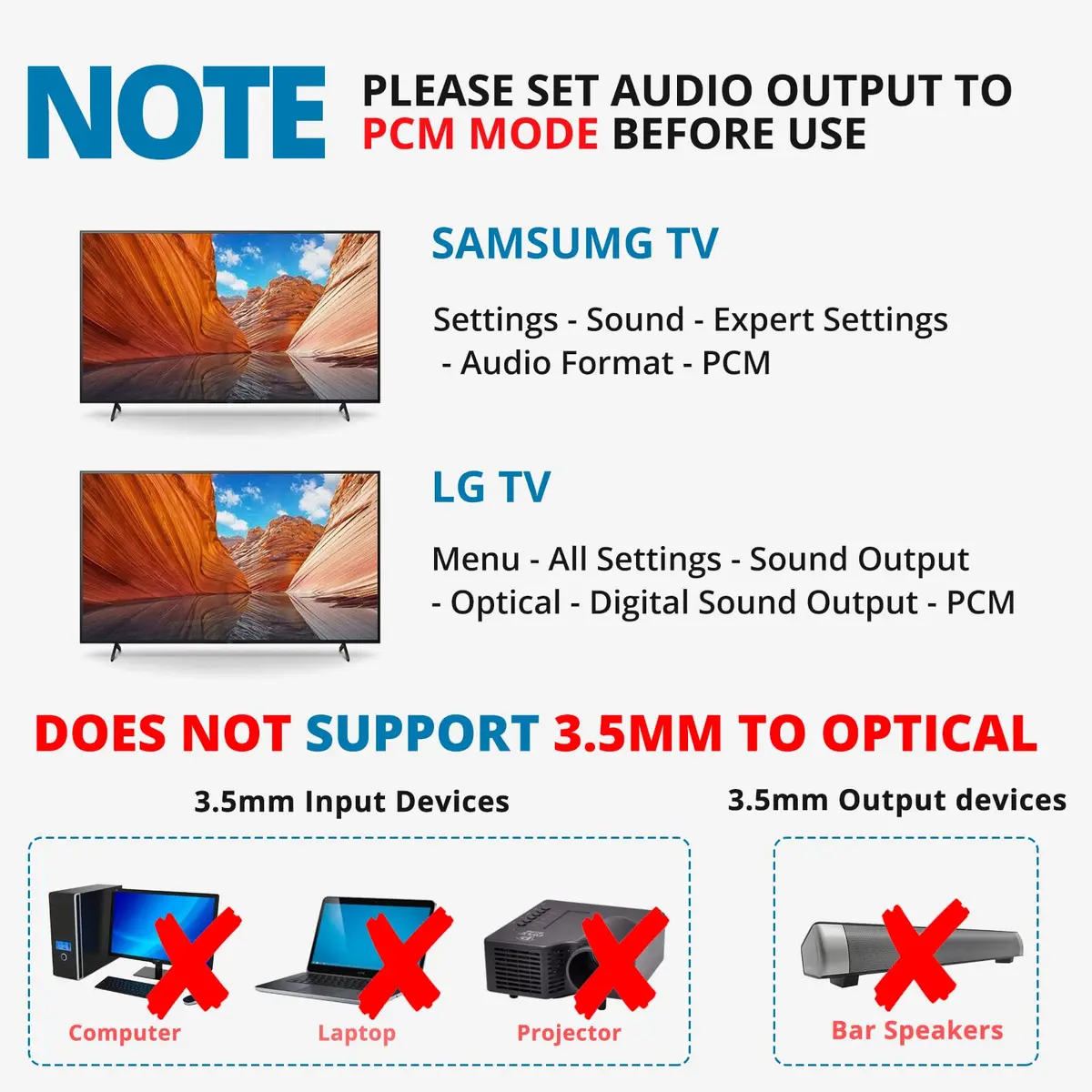 AUTOUTLET 192kHz DAC Optical to 3.5mm Converter with Volume Control, 25g (0.88oz) | High-Fidelity Audio Signal Conversion - view 2