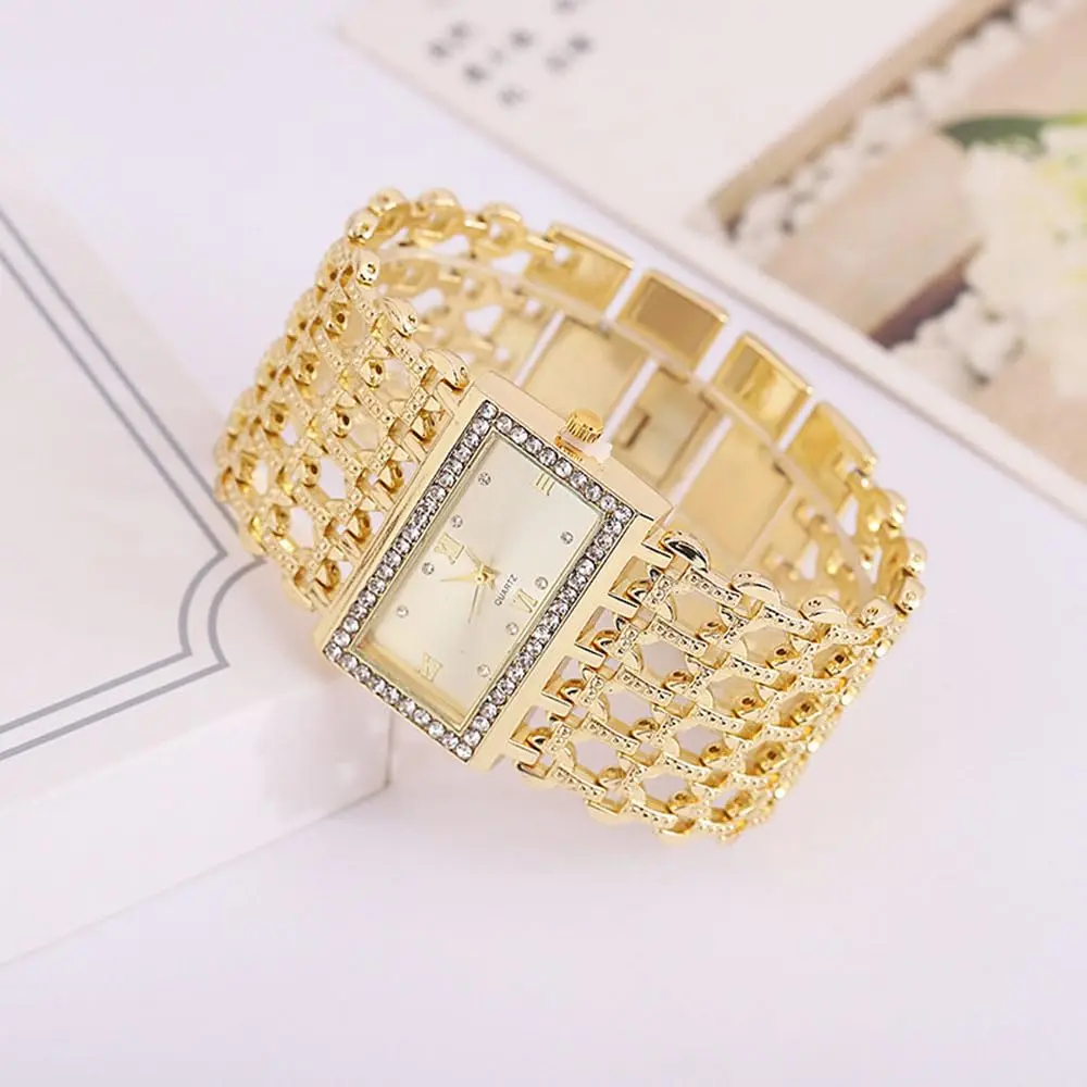 SENRUD Women's Quartz Watch Luxury Rectangular Case Analog Bracelet Watch 37mm (1.46 in) | Elegant Fashion Timepiece - view 2