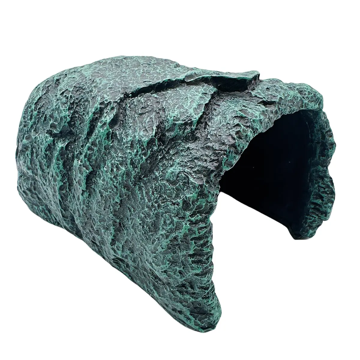 Tfwadmx Reptile Rock Hide Cave Large | Realistic Rock Texture for Small Reptiles & Pocket Pets - main product image