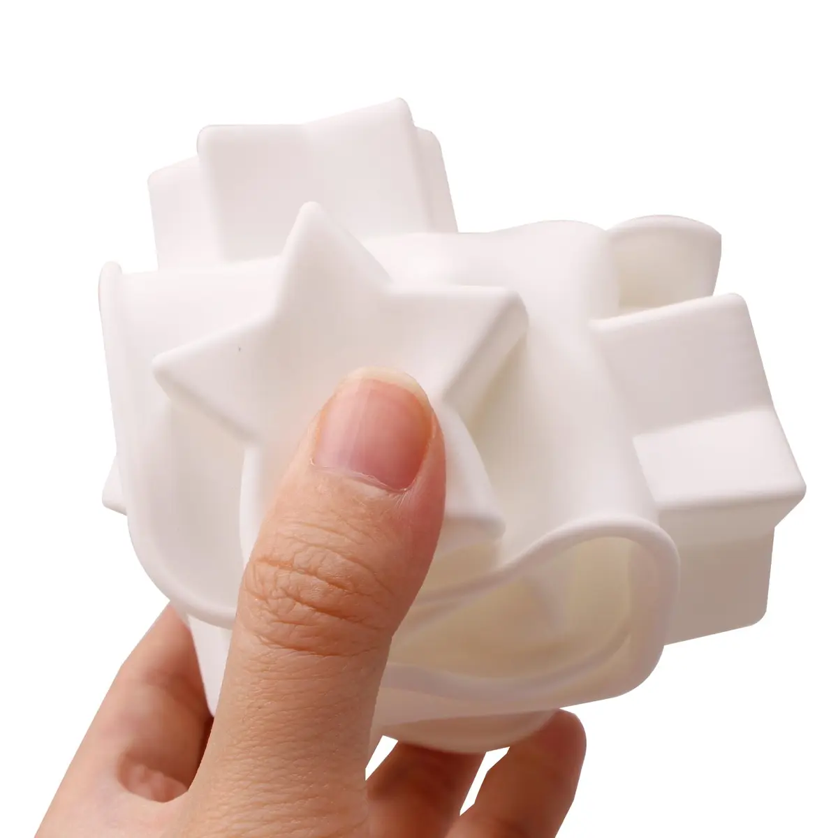 Fchil Star Silicone Mold for Chocolate, Candy, Soap, Ice Cubes 21.9 cm (8.7 in) | Food-Grade BPA-Free Multi-Use Baking Mold - view 9